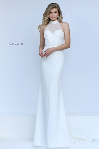 Sherri Hill 11328 #0 default Ivory frontface vertical thumbnail