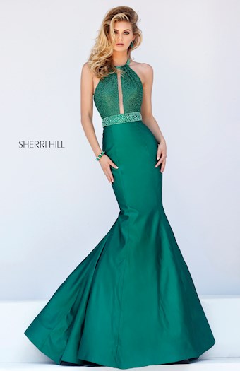 Sherri Hill 11329 #1 Emerald vertical thumbnail