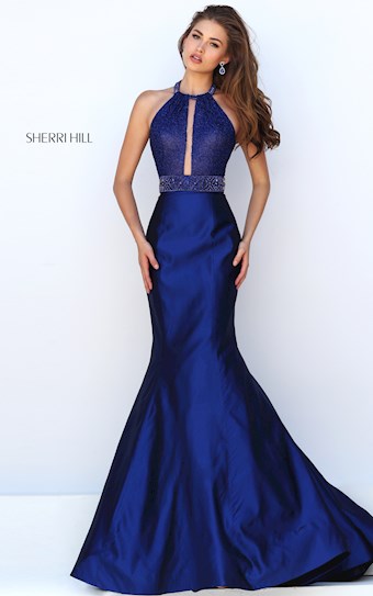 Sherri Hill 11329 #0 default Royal frontface vertical thumbnail
