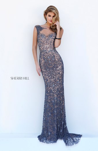 Sherri Hill 1951 #5 Gunmetal vertical thumbnail
