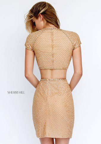Sherri Hill 32268 #2 default Gold backface vertical thumbnail