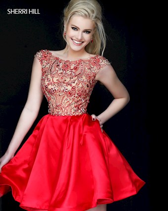 Sherri Hill 32273 #0 default Red frontface vertical thumbnail