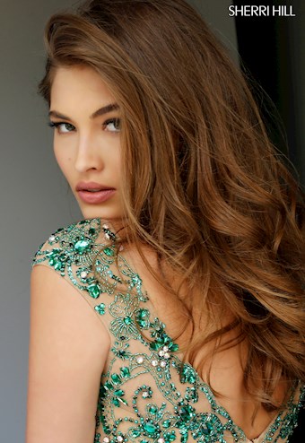 Sherri Hill 32273 #19 Emerald vertical thumbnail
