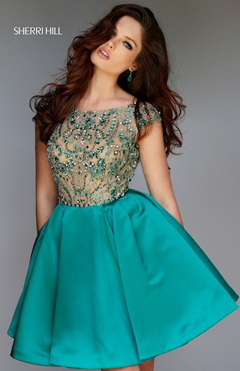 Sherri Hill 32273 #12 Emerald vertical thumbnail