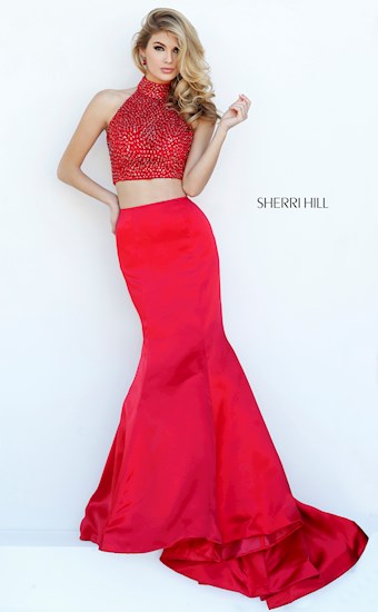 Sherri Hill 32300 #0 default Red frontface vertical thumbnail