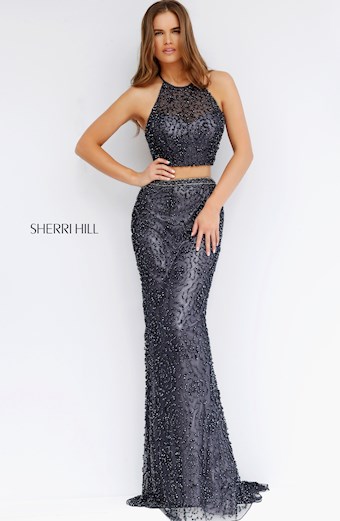 Sherri Hill 32302 #4 Gunmetal vertical thumbnail