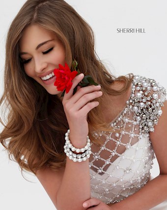 Sherri Hill 32309 #5 Ivory vertical thumbnail