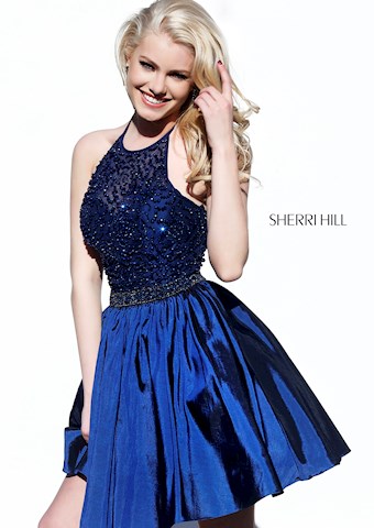 Sherri Hill 32322 #3 Navy vertical thumbnail