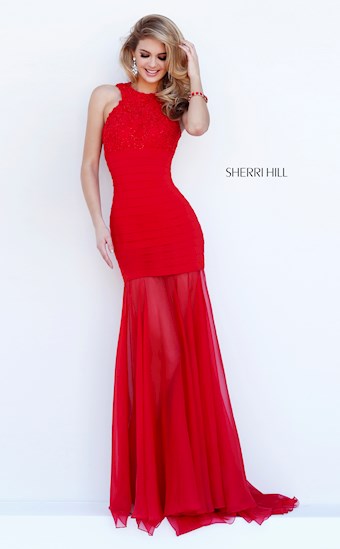 Sherri Hill 32331 #0 default Red frontface vertical thumbnail