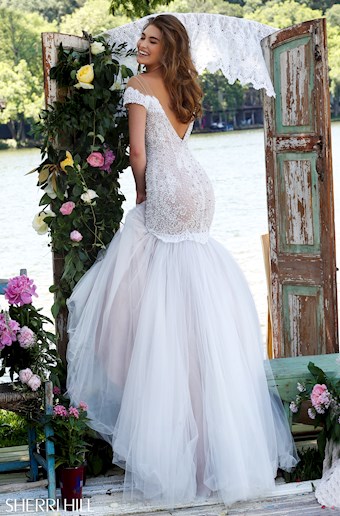 Sherri Hill 32342 #6 Ivory/Nude vertical thumbnail