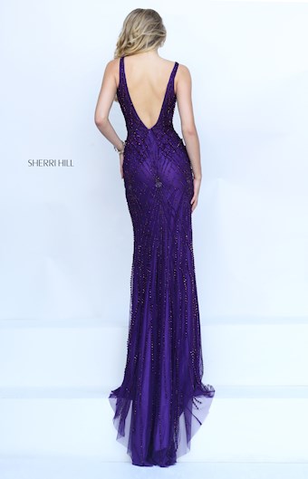 Sherri Hill 32343 #13 Plum vertical thumbnail