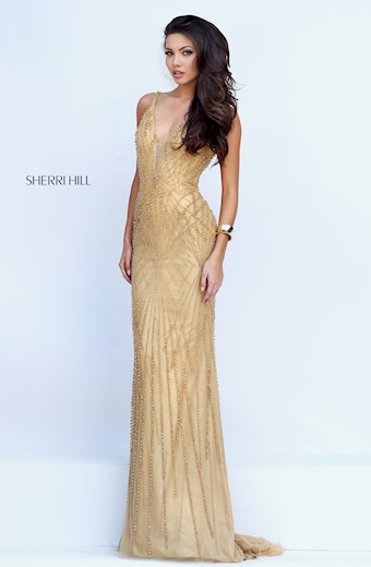 Sherri Hill 32343 #10 Gunmetal vertical thumbnail