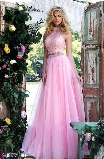 Sherri Hill 32347 #1 Pink/Nude vertical thumbnail