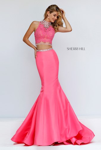 Sherri Hill 32348 #12 Coral vertical thumbnail
