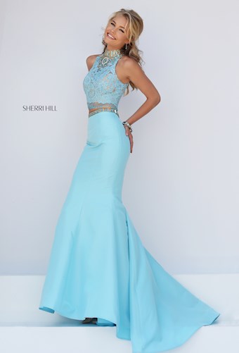 Sherri Hill 32348 #4 Light Blue vertical thumbnail