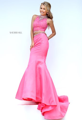 Sherri Hill 32348 #6 Fuchsia vertical thumbnail
