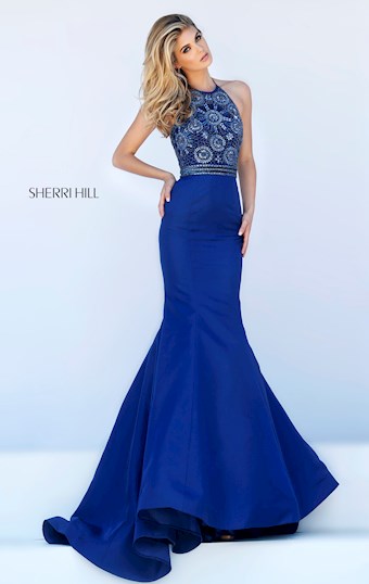 Sherri Hill 32349 #7 Navy vertical thumbnail
