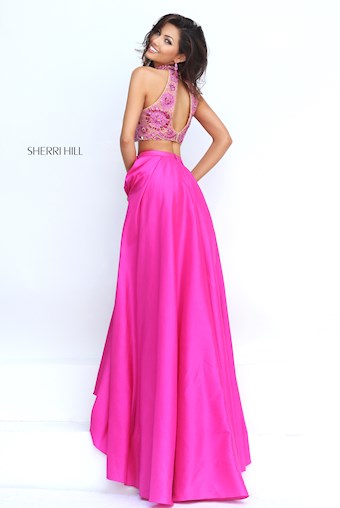Sherri Hill 32350 #3 Fuchsia vertical thumbnail