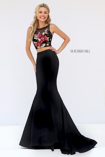 Sherri Hill 32352 #2 Black/Multi vertical thumbnail