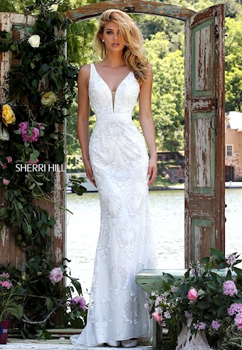 Sherri Hill 32353 #0 default Ivory frontface vertical thumbnail