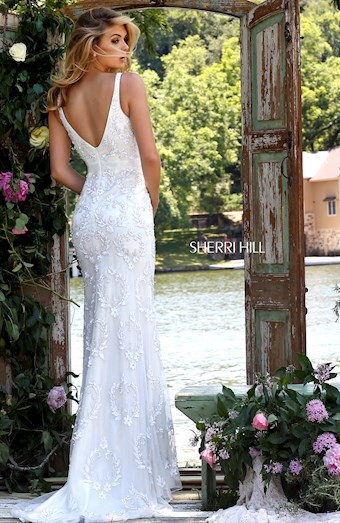 Sherri Hill 32353 #5 Ivory vertical thumbnail