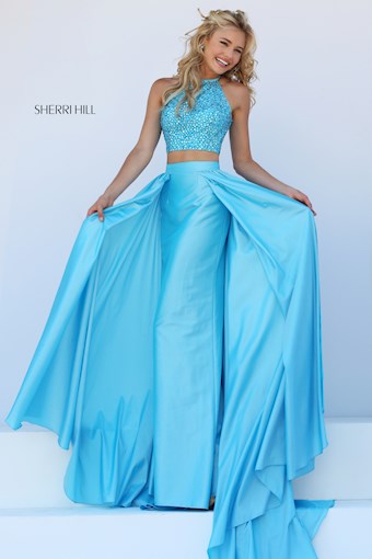Sherri Hill 32357 #0 default Light Blue frontface vertical thumbnail