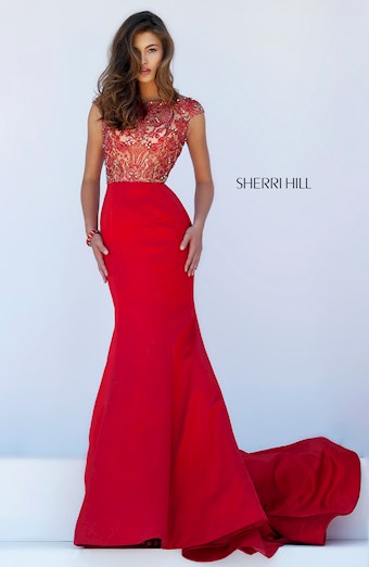 Sherri Hill 32358 #7 Red vertical thumbnail