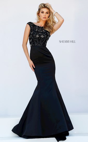 Sherri Hill 32358 #4 Black vertical thumbnail