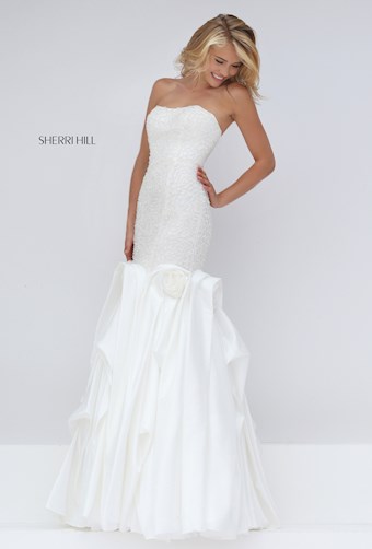 Sherri Hill 32360 #2 Ivory vertical thumbnail