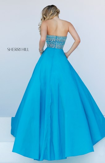 Sherri Hill 32362 #3 Turquoise vertical thumbnail