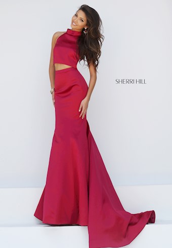 Sherri Hill 32365 #0 default Wine frontface vertical thumbnail