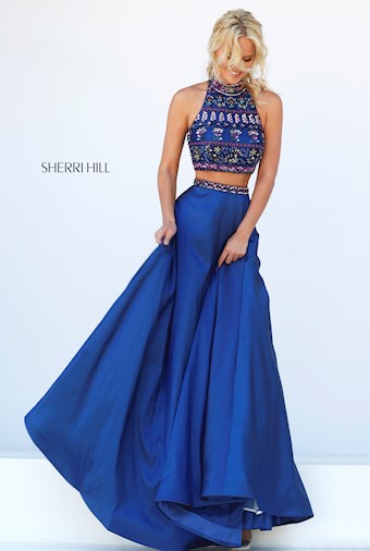 Sherri Hill 32366 #2 Navy/Multi vertical thumbnail
