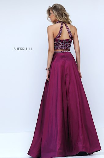 Sherri Hill 32366 #1 Wine/Multi vertical thumbnail