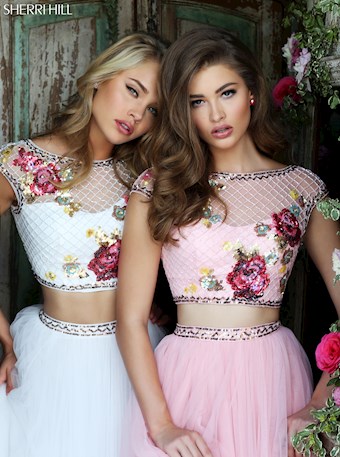 Sherri Hill 32367 #17 Ivory/Multi Blush/Multi vertical thumbnail