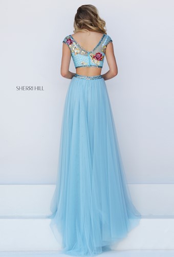 Sherri Hill 32367 #7 Light Blue/Multi vertical thumbnail