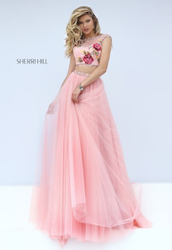 Sherri Hill 32367 #15 Blush/Multi vertical thumbnail