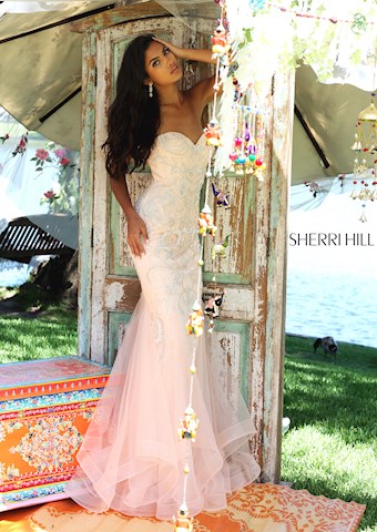 Sherri Hill 50001 #2 Ivory vertical thumbnail