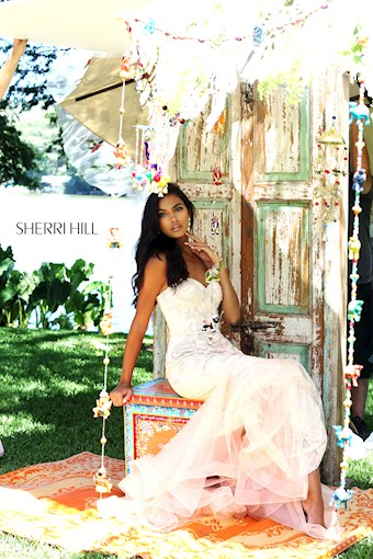 Sherri Hill 50001 #0 default Ivory frontface vertical thumbnail