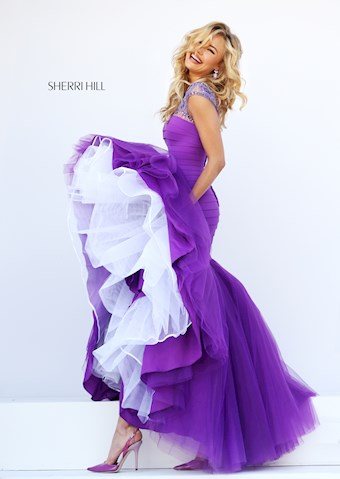 Sherri Hill 50014 #5 Purple vertical thumbnail