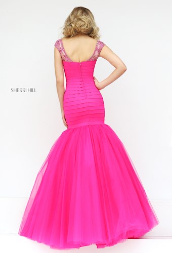 Sherri Hill 50014 #7 Fuchsia vertical thumbnail