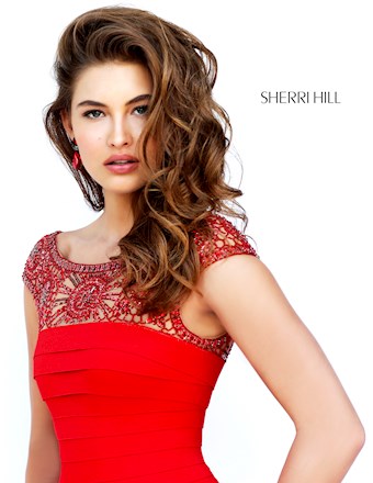 Sherri Hill 50014 #12 Red vertical thumbnail