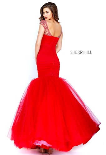 Sherri Hill 50014 #6 Red vertical thumbnail