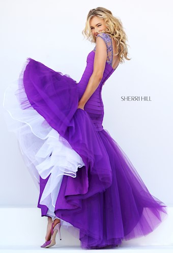 Sherri Hill 50014 #9 Purple vertical thumbnail