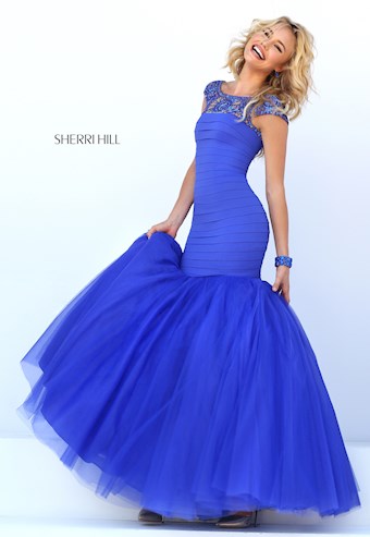 Sherri Hill 50014 #8 Royal vertical thumbnail