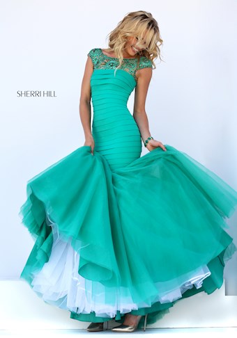 Sherri Hill 50014 #11 Emerald vertical thumbnail