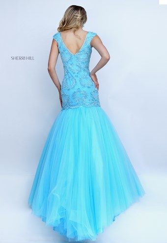 Sherri Hill 50016 #1 Blue vertical thumbnail
