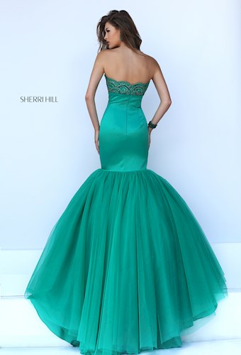 Sherri Hill 50020 #1 Emerald vertical thumbnail