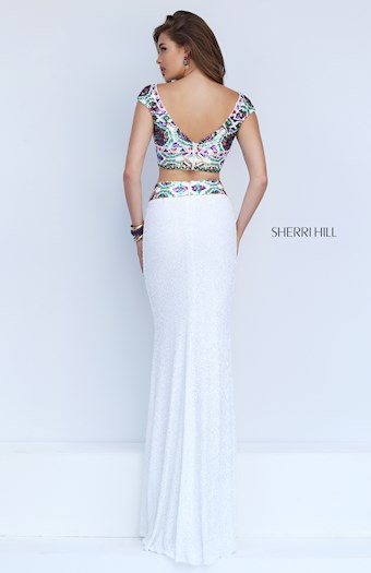 Sherri Hill 50021 #5 Ivory/Multi vertical thumbnail
