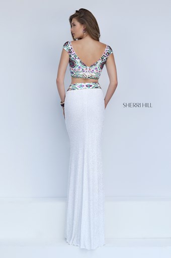 Sherri Hill 50021 #4 Ivory/Multi vertical thumbnail