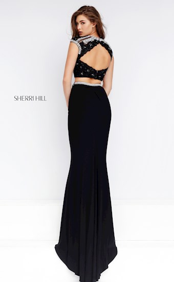 Sherri Hill 50025 #6 Black vertical thumbnail